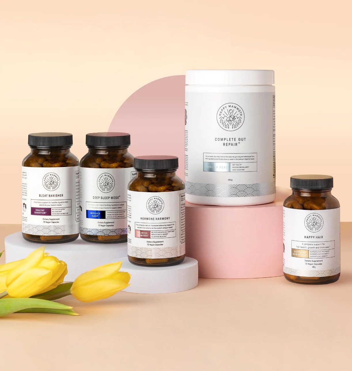 Real customer results from Happy Mammoth's holistic wellness approach